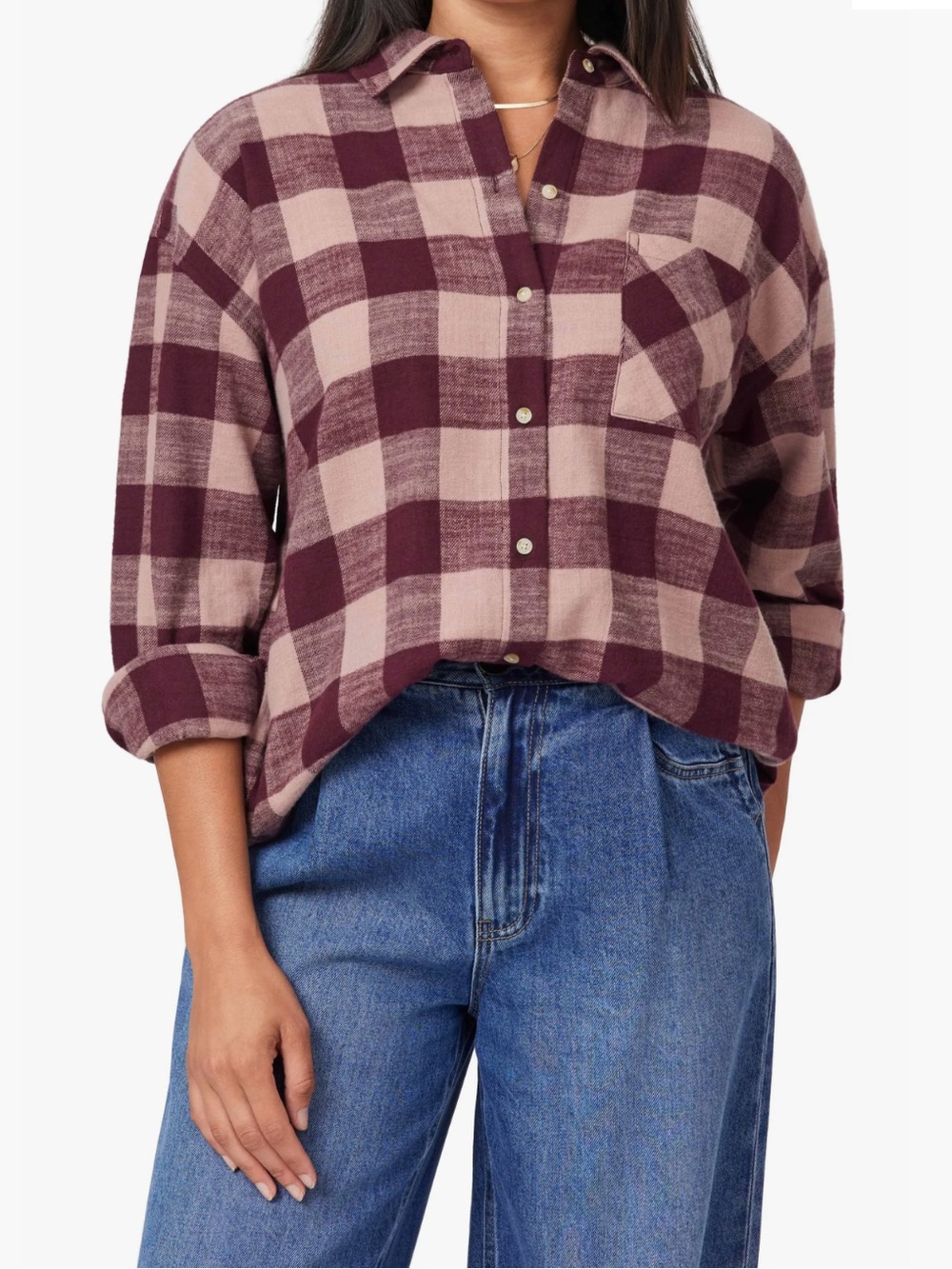 Scotch & Soda Winetasting Buffalo Check Flannel NWT